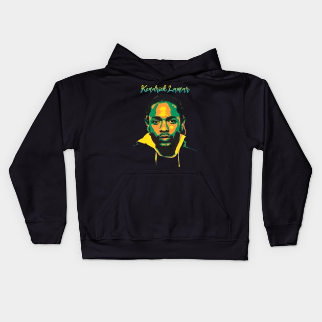 Kendrick lamar t-shirt Kids Hoodie by Tomblo